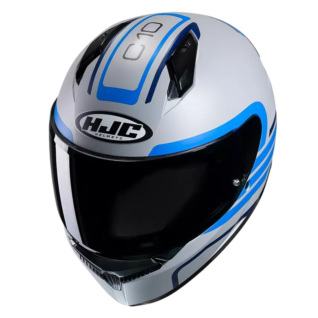 Каска HJC C10 LITO SILVER/BLUE