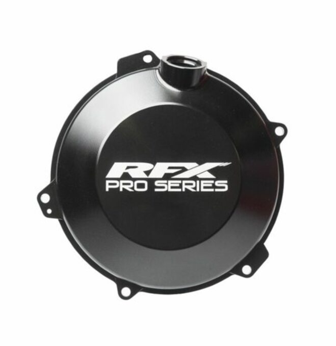 Капак за съединител RFX Pro Clutch Cover (H/A Black) KTM SX-F 450 16-22 HUSQ FE/FC 450 17-23