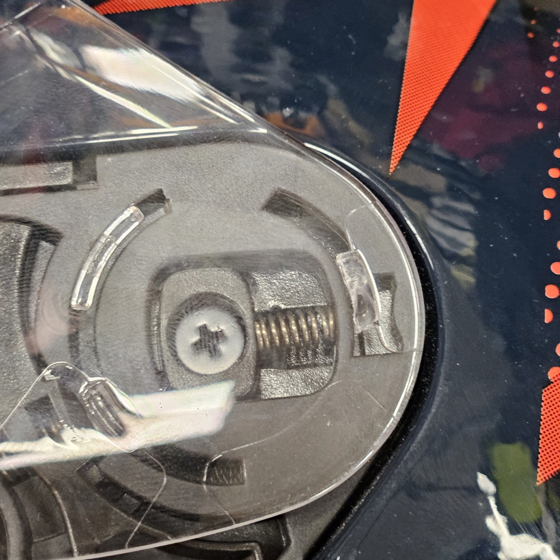 Каска O'NEAL CHALLENGER EXO V.22 RED/BLUE ДЕФЕКТ