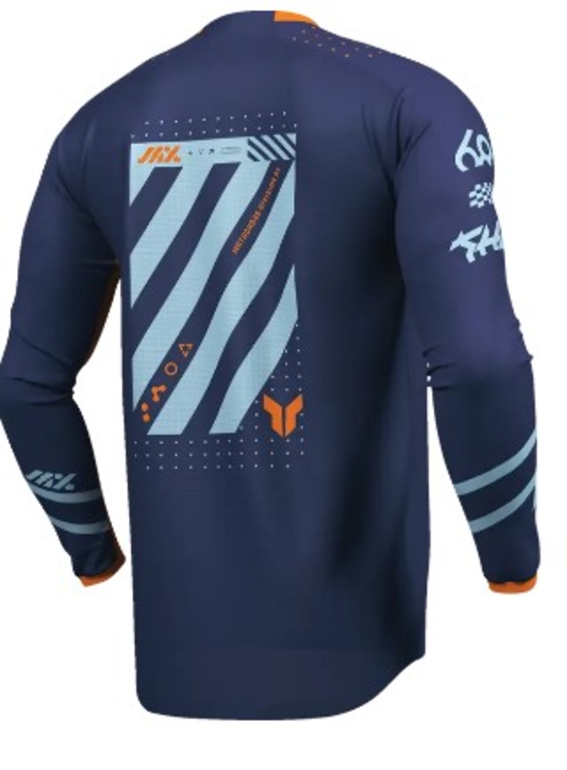 Мотокрос джърси THOR LAUNCHMODE FUTURA NV/ORG