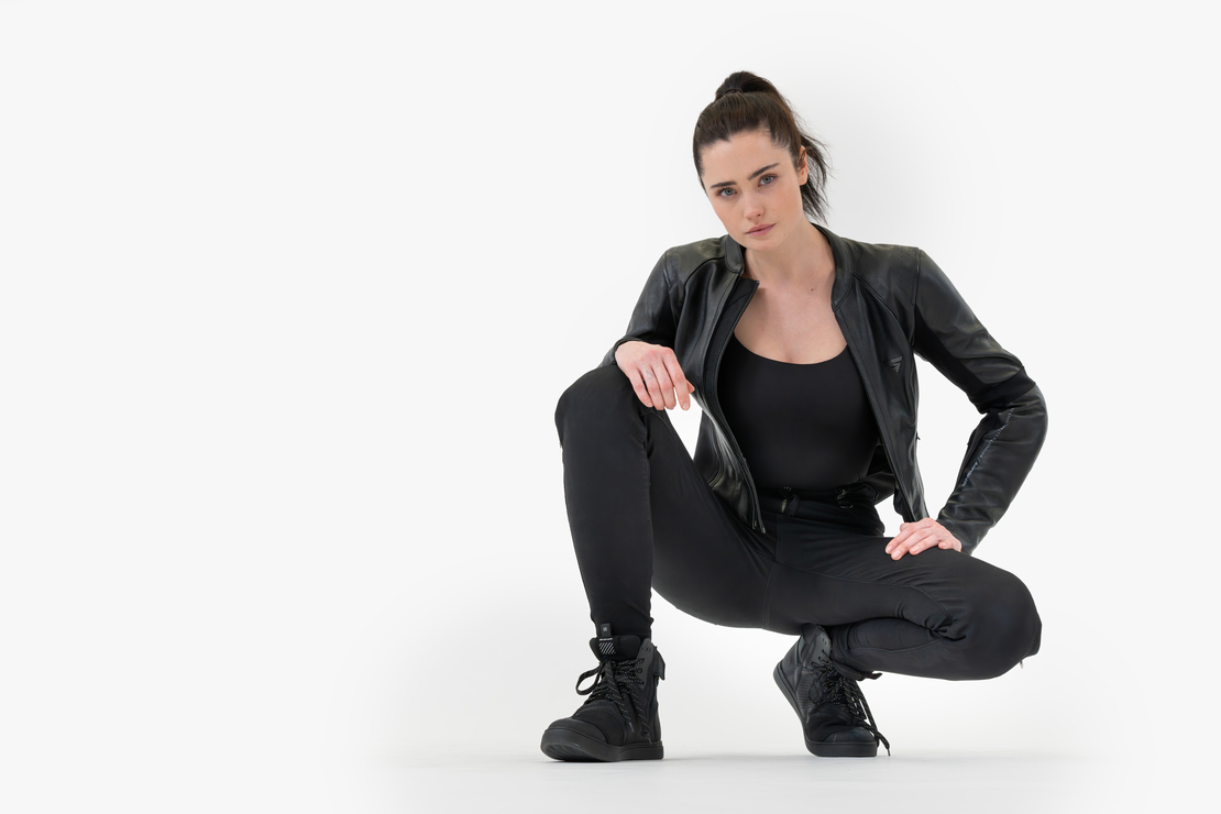 Дамски мото дънки SHIMA FLEXX BLACK