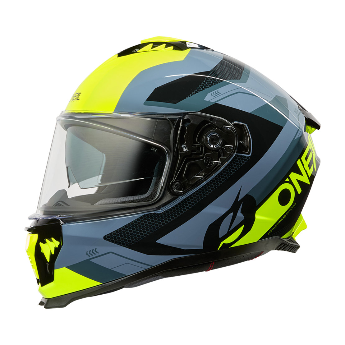 Каска O'NEAL CHALLENGER EXO BLACK/GRAY/NEON YELLOW V.25