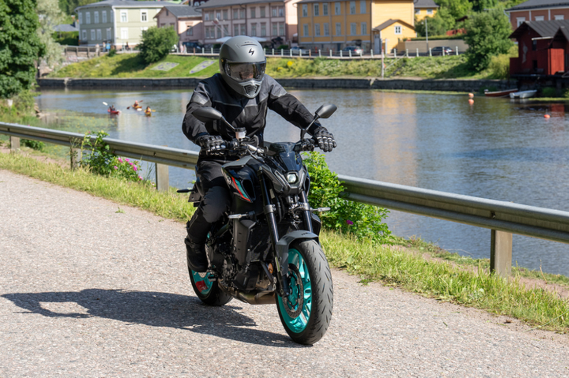 Текстилно мото яке Lindstrands Bydalen Black/Steel Grey