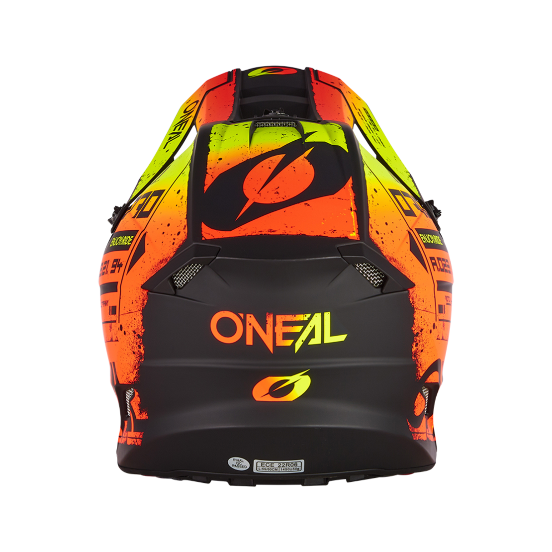 Мотокрос каска O'NEAL 5SERIES SCARZ BLACK/RED/YELLOW V.24