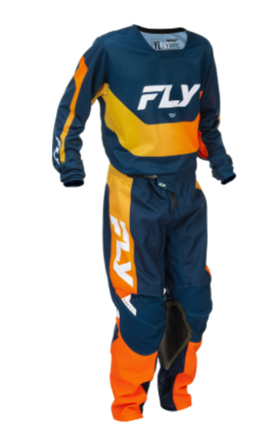 Детска мотокрос блуза FLY RACING Kinetic Jugend - Navy/Orange