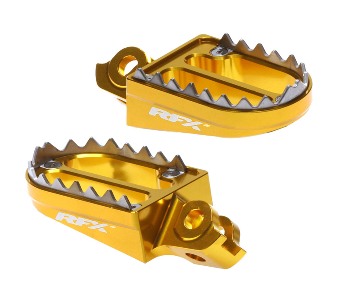 Степенки RFX Pro Series 2 Footrests (Yellow) - Suzuki RMZ250/450) 10-25