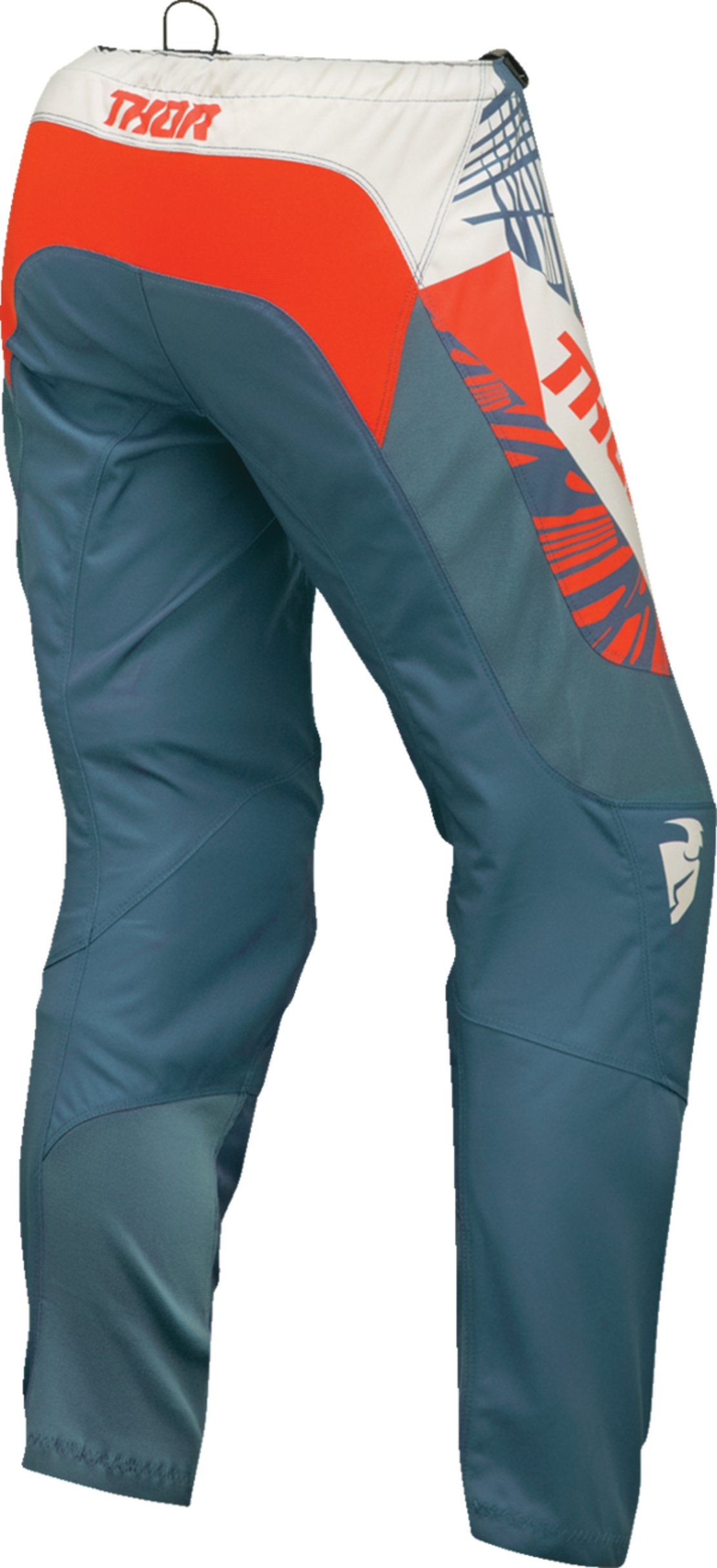 Дамски мотокрос брич THOR WOMEN'S SECTOR SPLIT BLUE/ORANGE