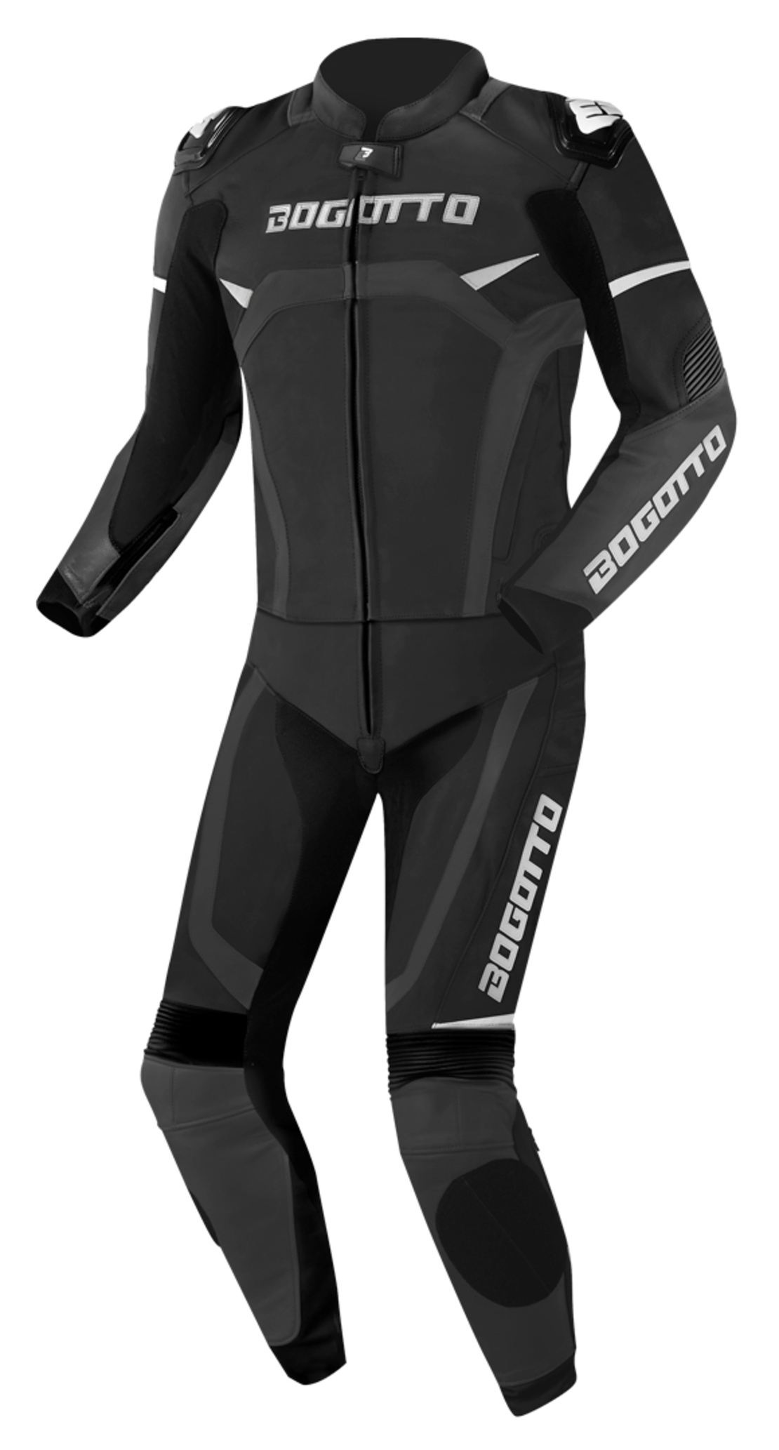 Кожен Мото Екип BOGOTTO MISANO Black/Silver