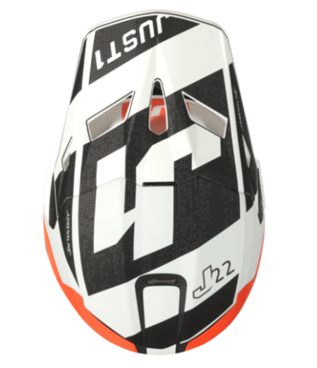 Mотокрос каска Just1 J-22 C Adrenaline Orange/Carbon Matt