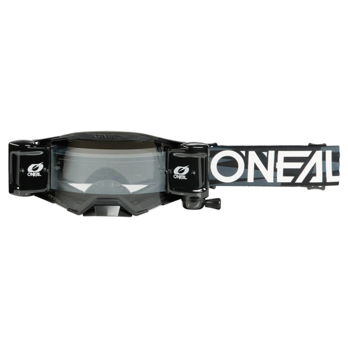 Мотокрос очила O`NEAL B-33 ROLL OFF ICTUS BLACK/WHITE - CLEAR