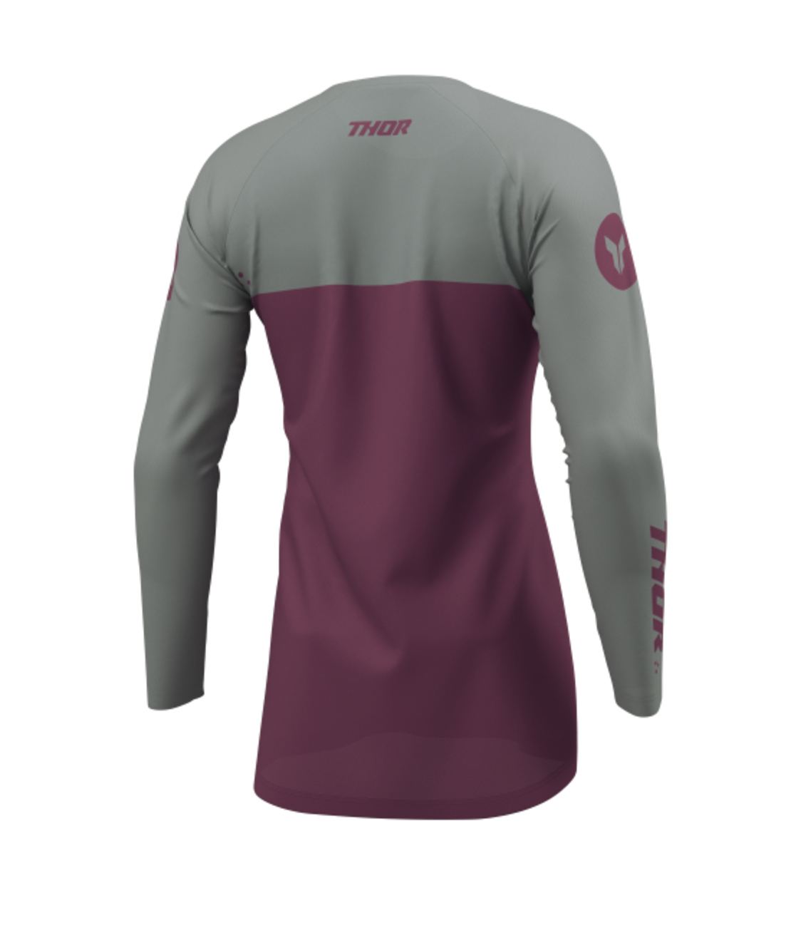 Дамско мотокрос джърси THOR RIDEMODE MENACE PURPLE/GRAY