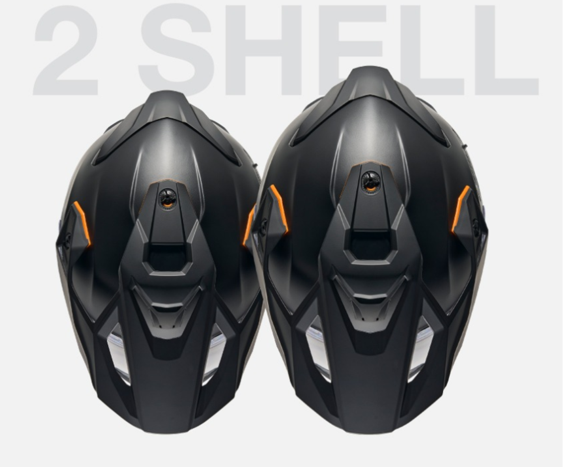 Адвенчър каска NEXX  Y.TRAVL PLAIN WHITE