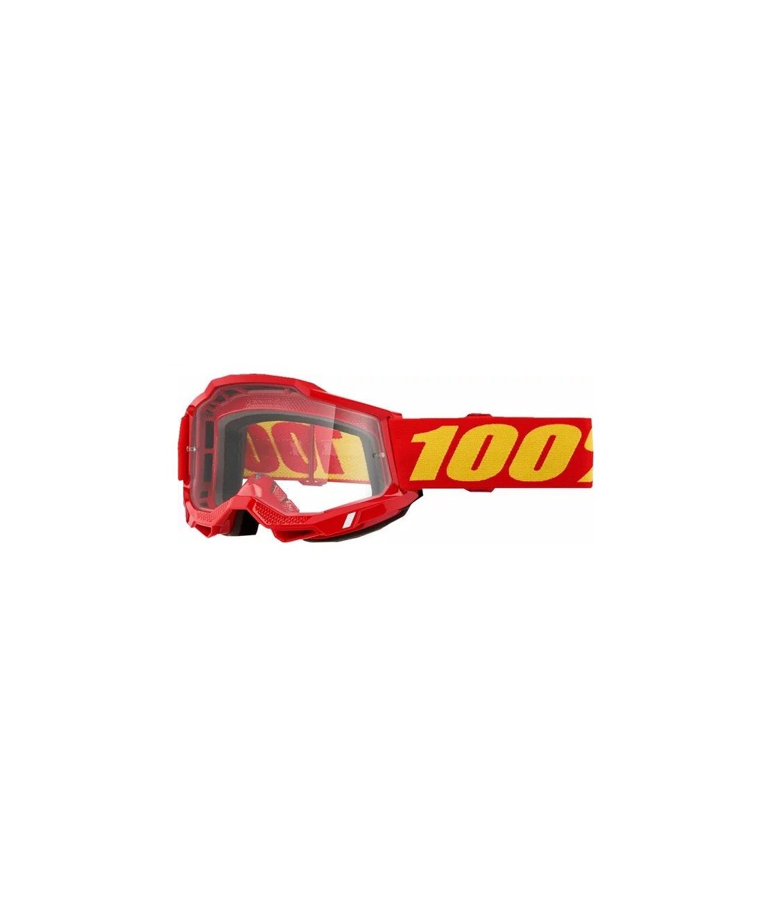 Мотокрос очила 100% ACCURI 2 RED CLEAR