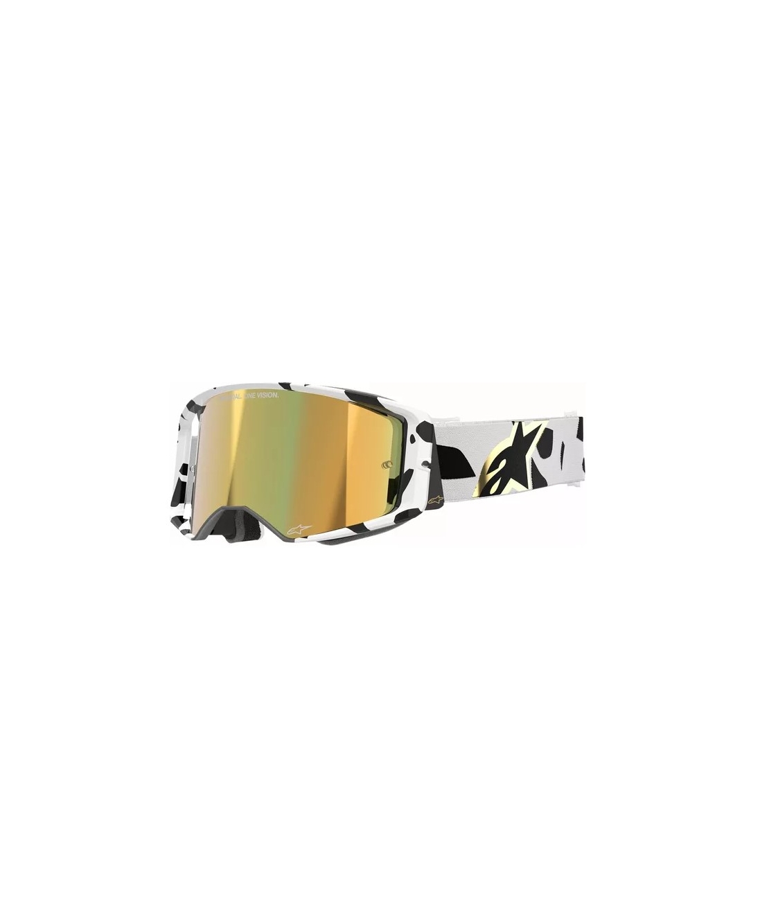 Мотокрос очила ALPINESTARS SUPERTECH CORP WHT/GLD MIRROR-GLD