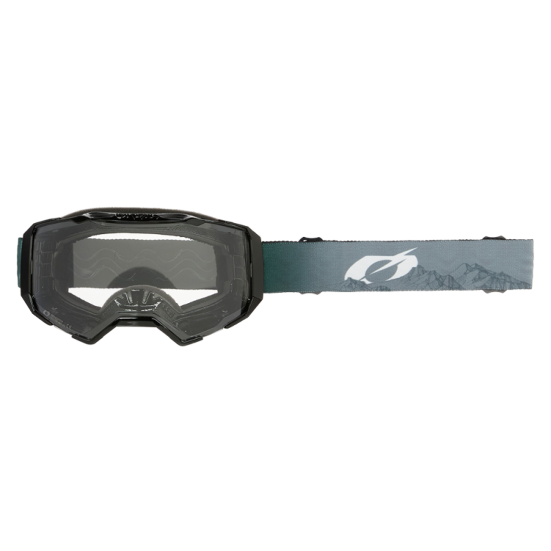 Мотокрос очила O'NEAL B-22 COVERT GRAY/GREEN - CLEAR