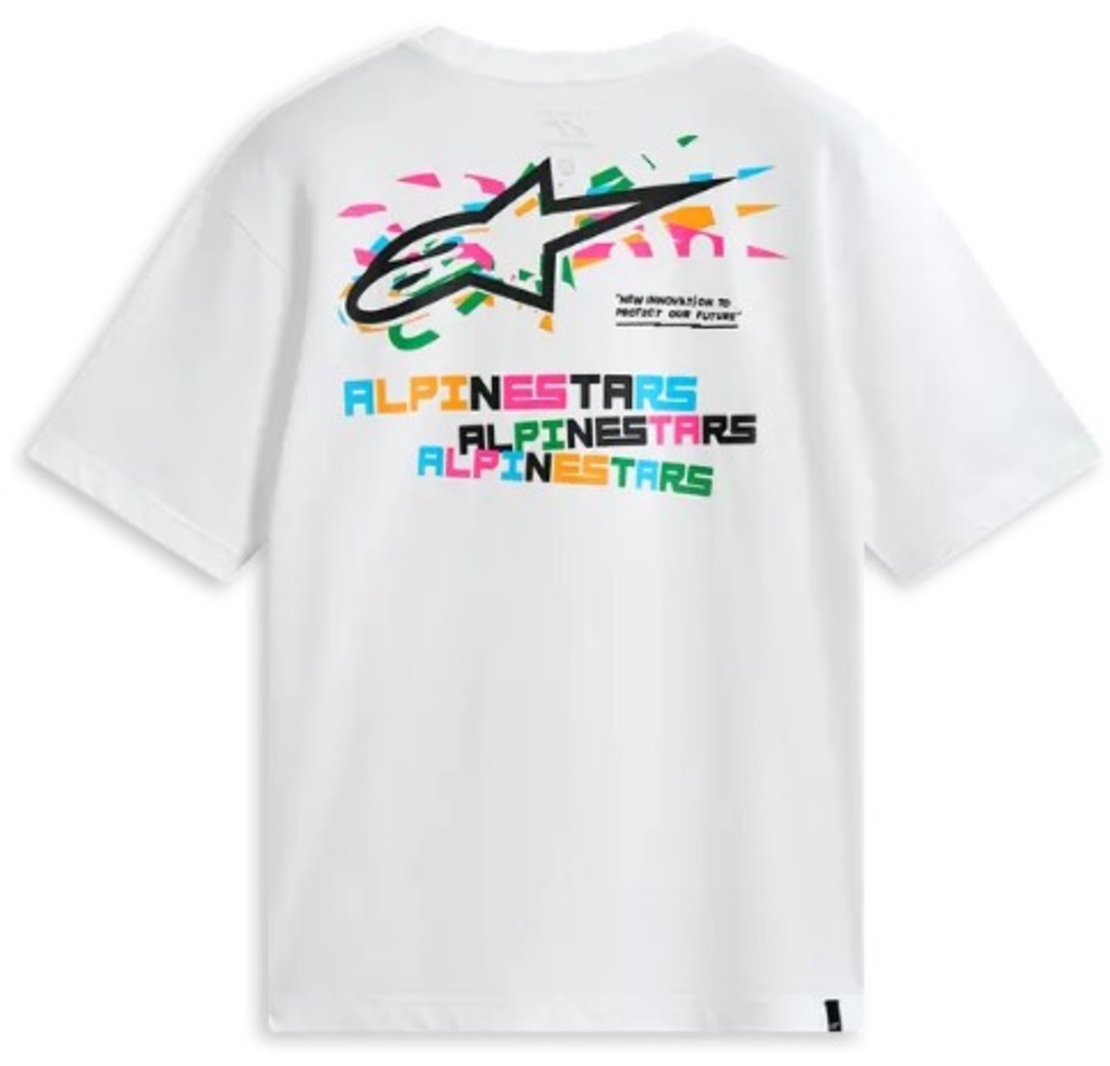 Тениска ALPINESTARS SS CSF OVERSIZED WILD WHITE
