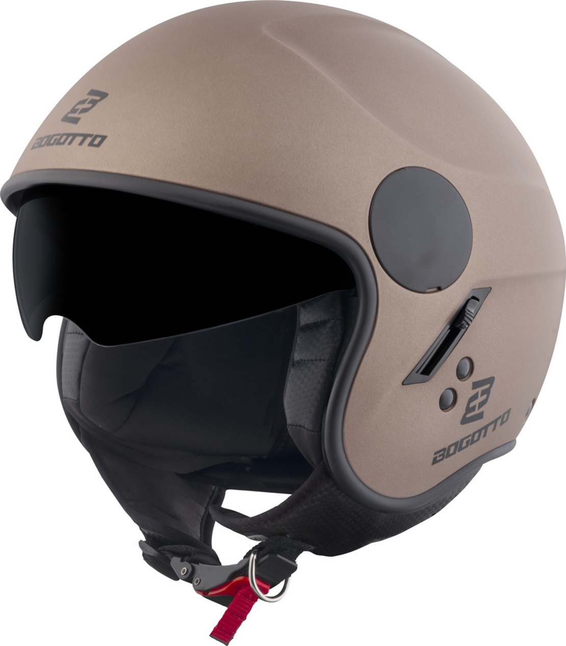 Каска за скутер BOGOTTO H595 SPN BROWN/MATT