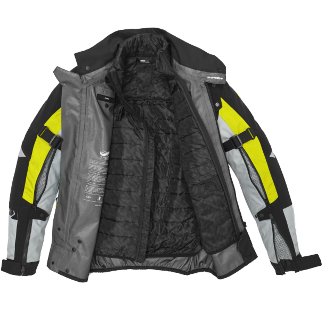Текстилно мото яке SPIDI ALLROAD 3в1 YELLOW FLUO