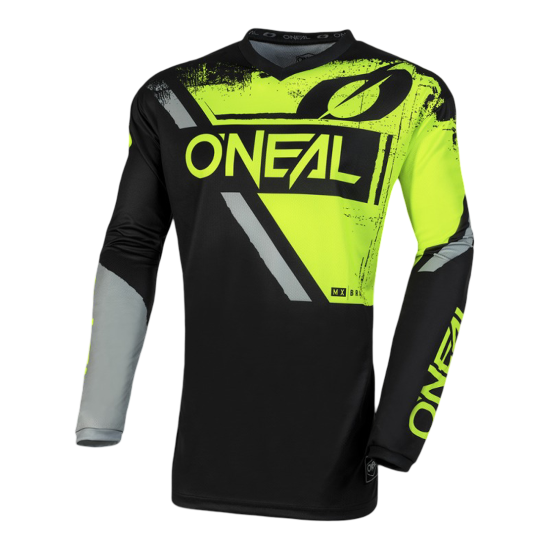 Мотокрос блуза O'NEAL ELEMENT SHOCKER BLACK/NEON YELLOW