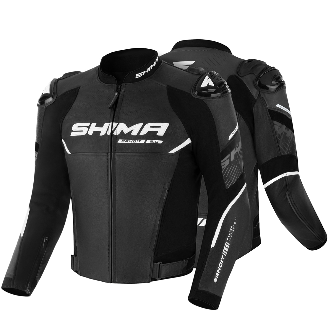 Кожено мото яке SHIMA BANDIT 2.0 BLACK