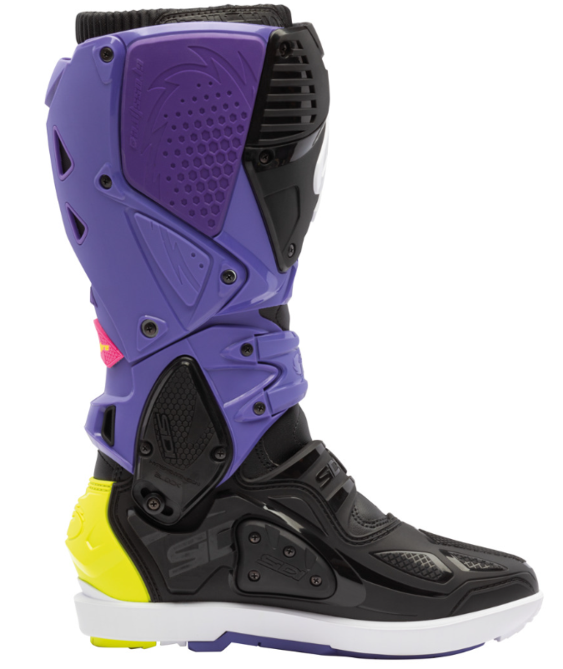 Мотокрос ботуши SIDI CROSSFIRE 3 SRS BLACK VIOLET/FLUO