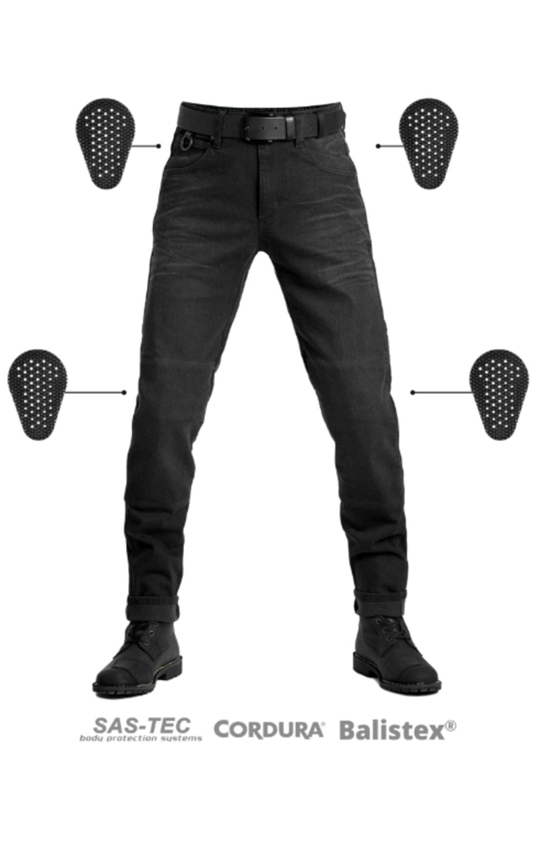 Мото дънки PANDO MOTO BOSS DYN 01 - Slim-Fit Cordura® and BALISTEX