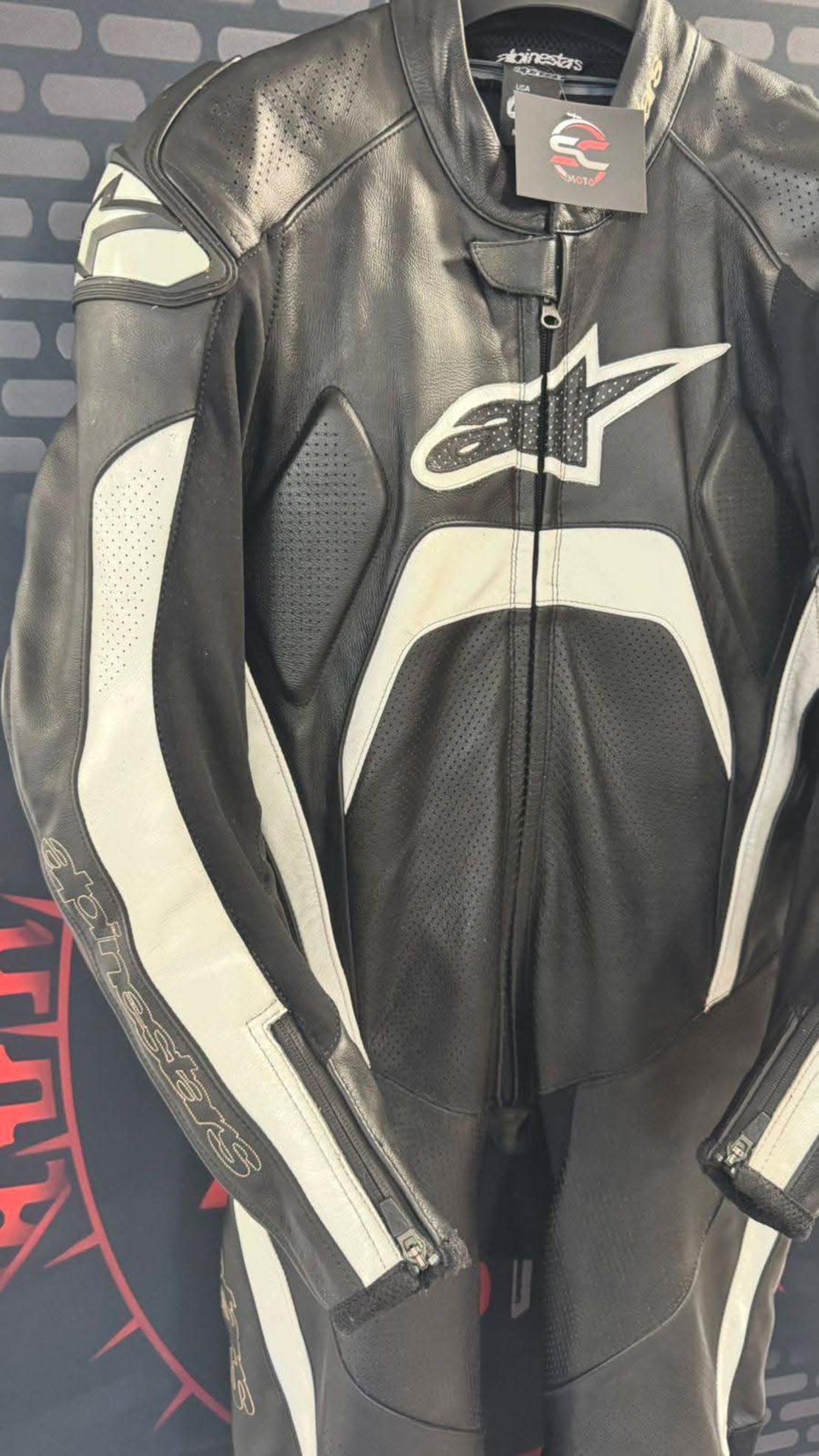 Кожен Мото Екип Alpinestars TECH 1-R номер 50-M Цял