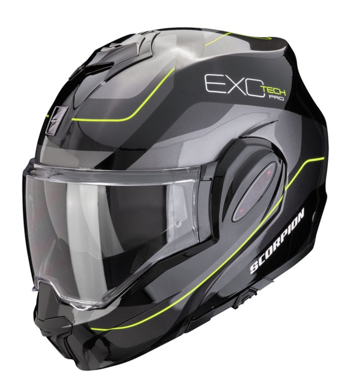 Модуларна каска SCORPION Exo-Tech Evo Pro Commuta black/yellow