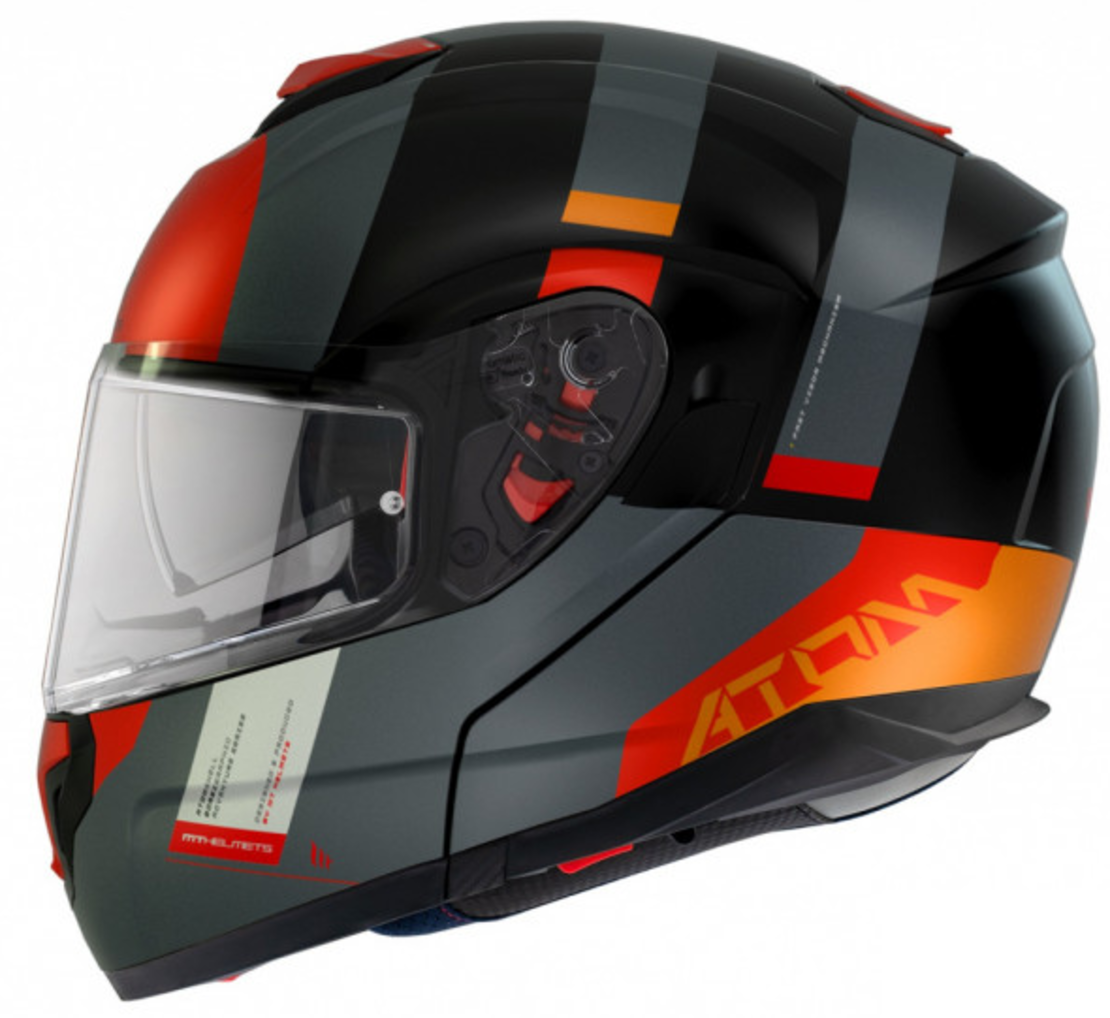 ОТВАРЯЕМА КАСКА MT ATOM SV GOREX B4 MATT ORANGE