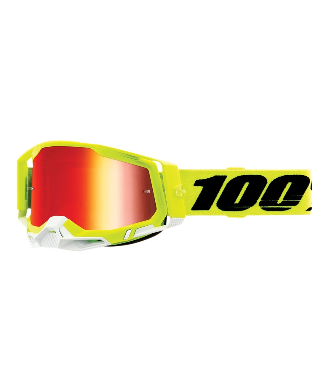 Мотокрос очила 100% RACECRAFT2 YELLOW-MIRROR RED