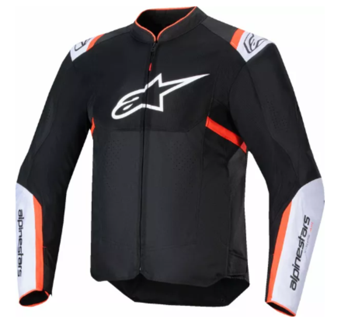 Текстилно мото яке ALPINESTARS T-SPS AIR V2 BLK/WHT/RED FLUO