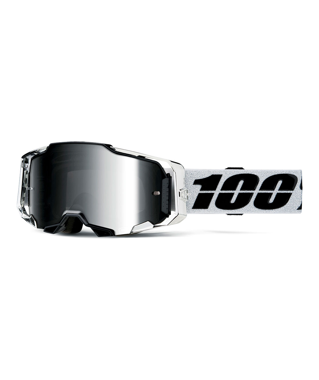 Мотокрос очила 100% ARMEGA ATAC MIRROR SILVER