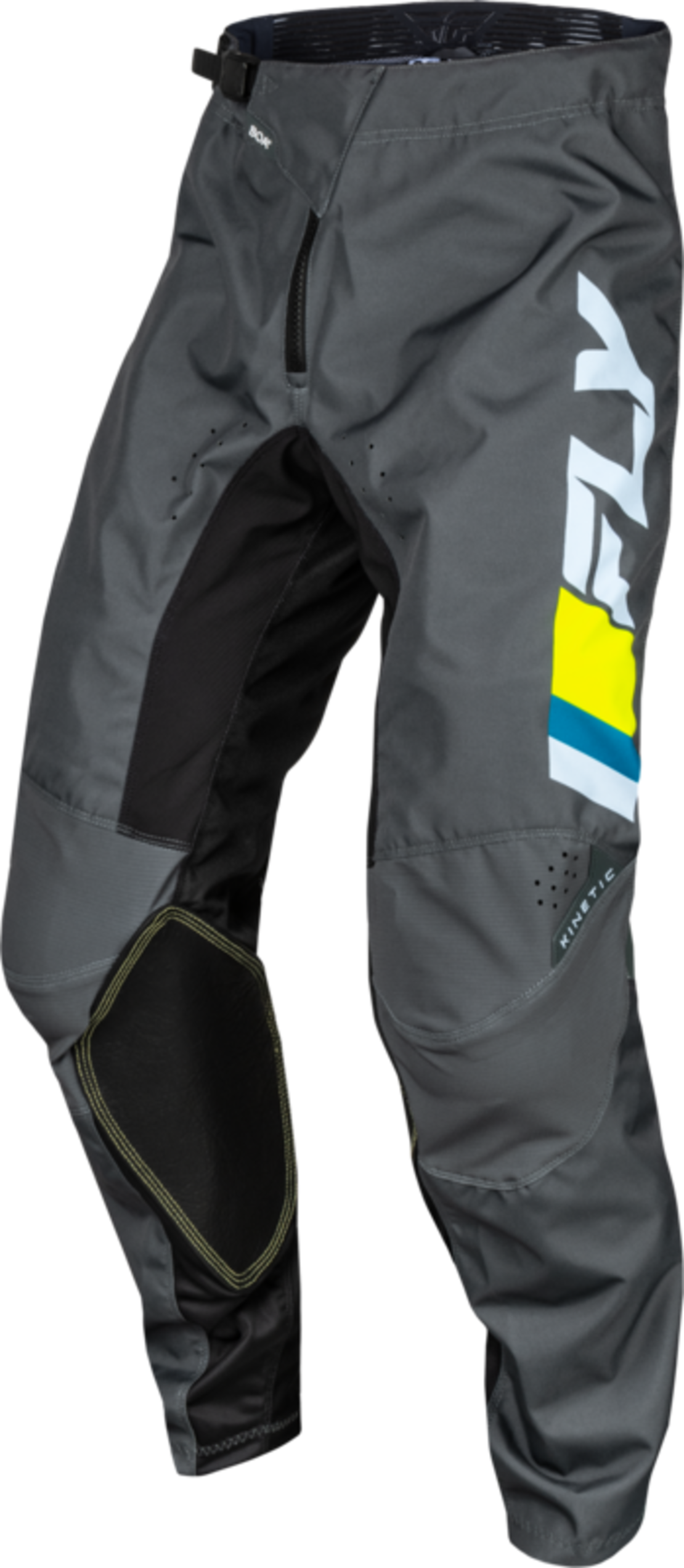 Мотокрос брич FLY RACING Kinetic Prix-Ice Grey/Charcoal/Hi-Vis