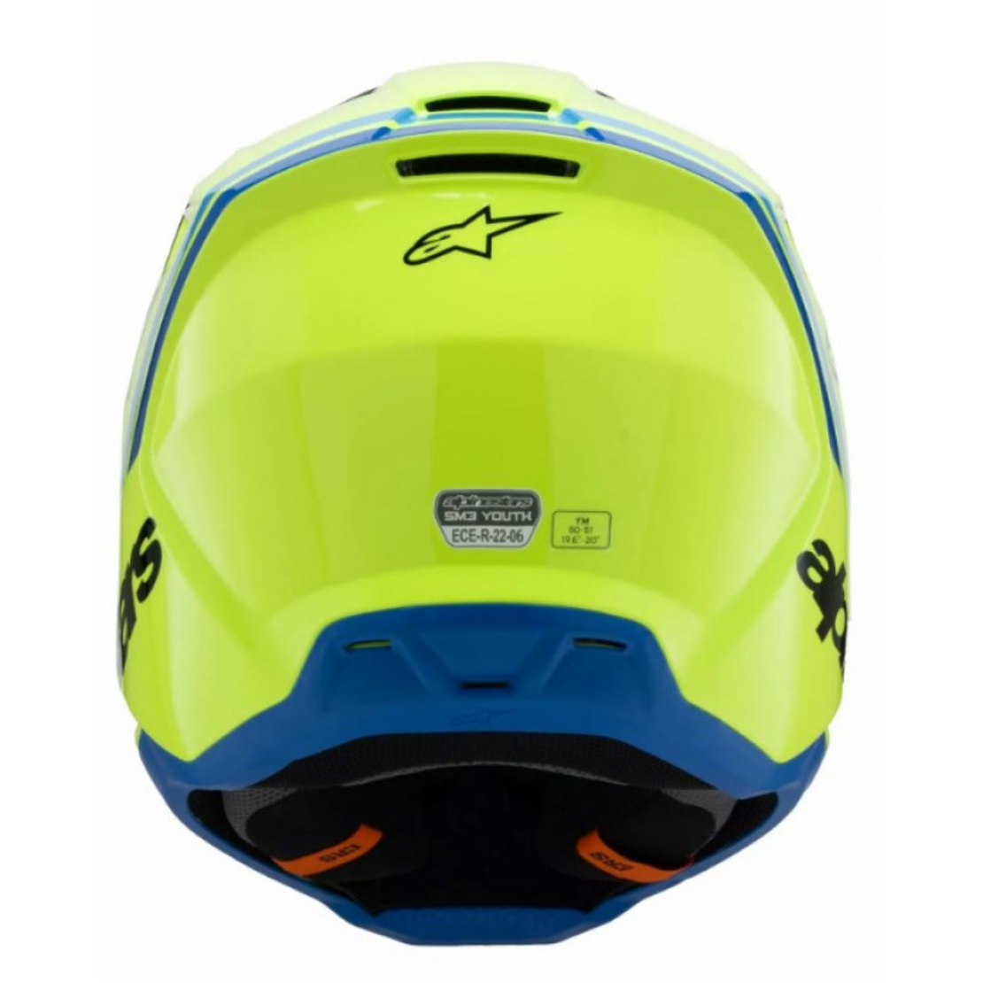 Детска каска ALPINESTARS SM3 RADIUM YL/BK/B