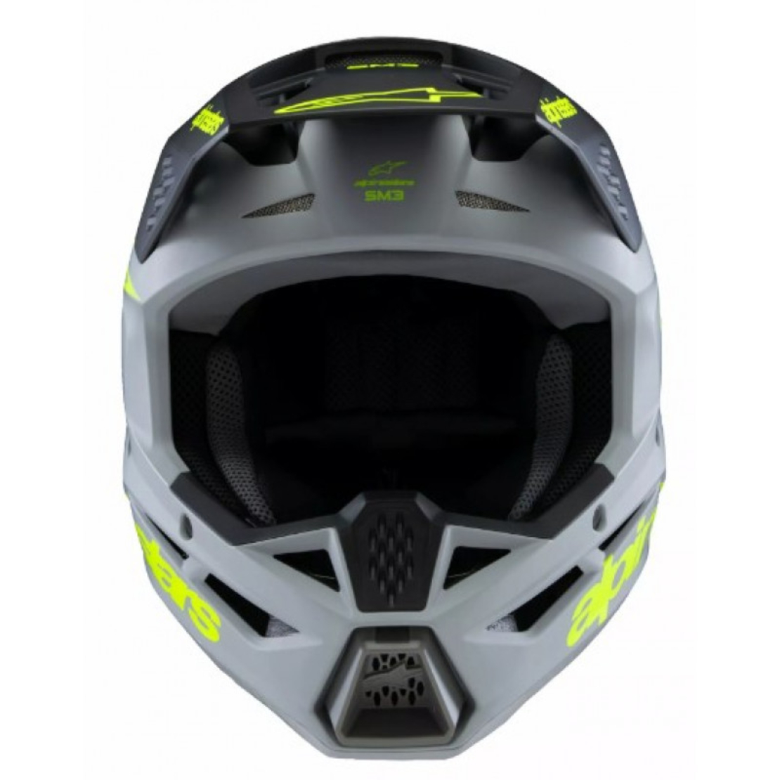 Детска каска ALPINESTARS SM3 RADIUM GY/BLK/YL