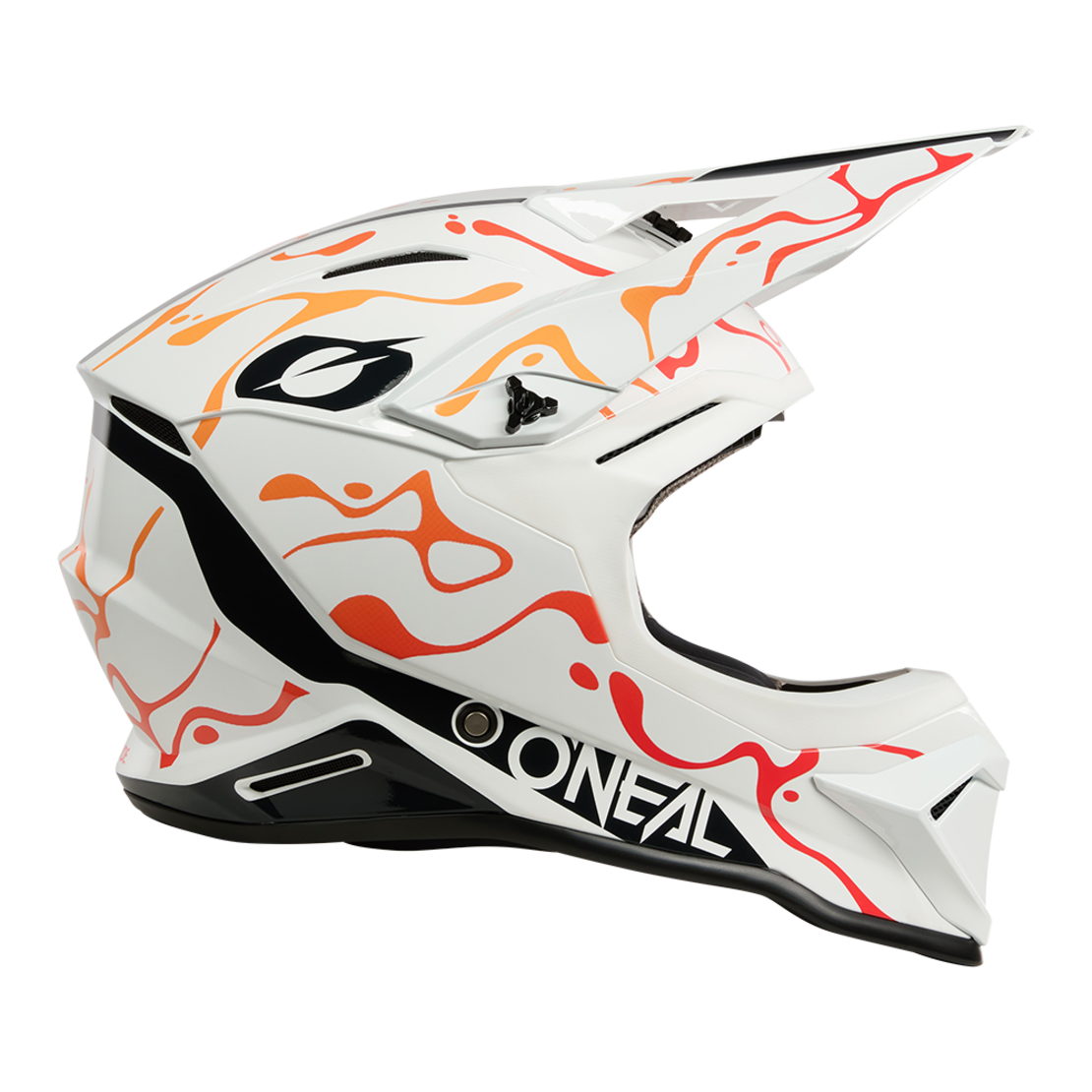 Каска O'NEAL 1SERIES SPLASH WHITE/ORANGE V.26