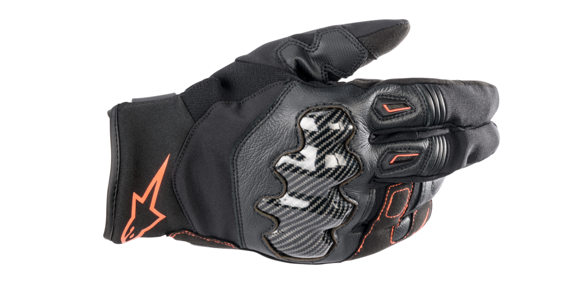 Ръкавици ALPINESTARS SMX-1 Drystar® BLACK/RED
