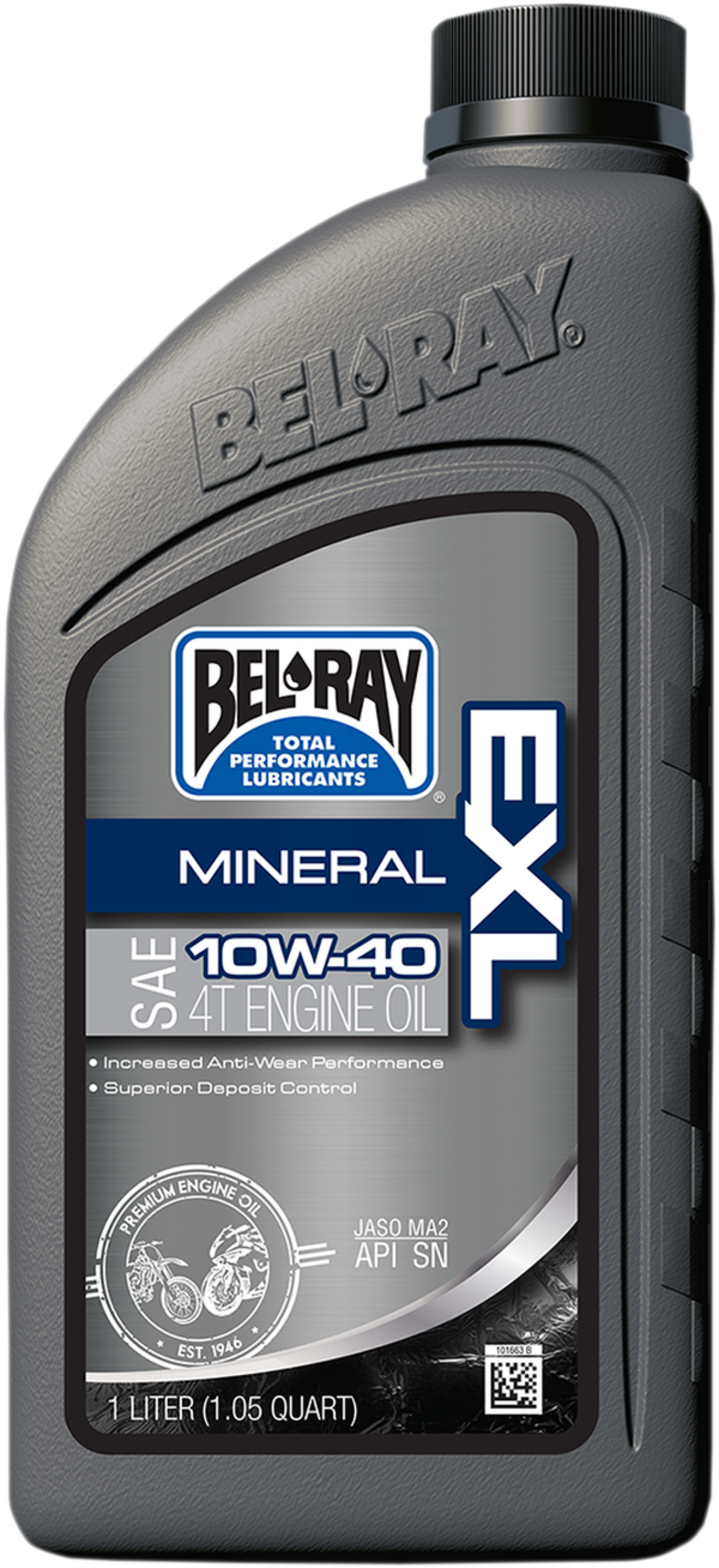 Масло BEL-RAY EXL MINERAL 4T 10W-40 1L
