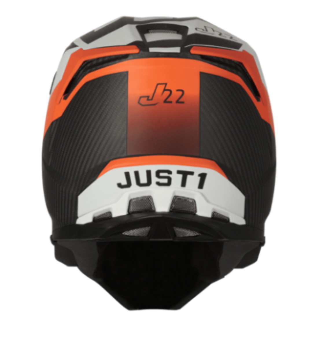 Mотокрос каска Just1 J-22 C Adrenaline Orange/Carbon Matt