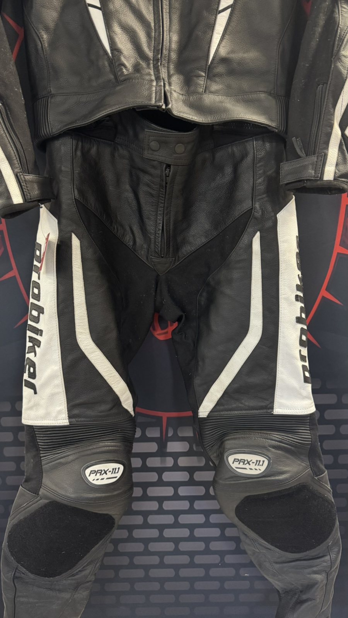 Кожен мото екип Probiker PRX-11 номер 50-M на две части