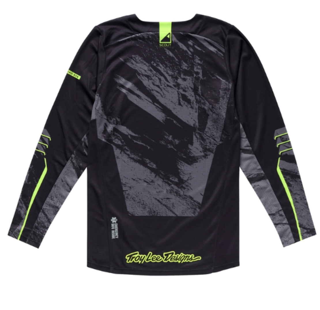 Mотокрос джърси TROY LEE DESIGNS Scout GP Pro Slab Jersey - Black
