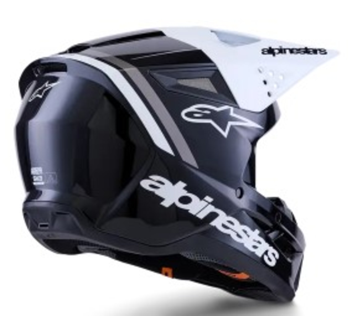 Мотокрос каска ALPINESTARS SM3 RADIUM BLK/WH/GY