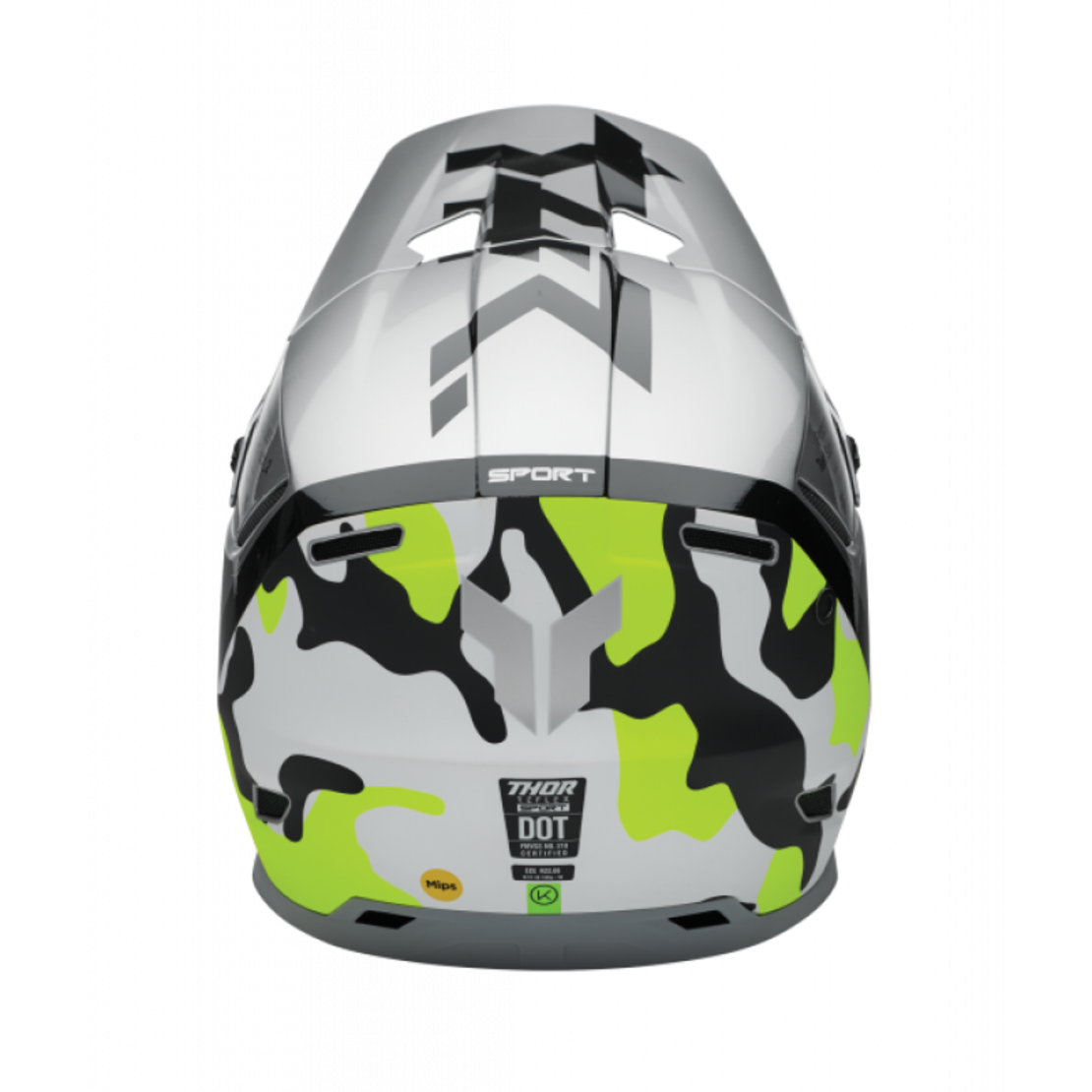 Мотокрос каска THOR REFLEX SPORT RIOT GRAY/ACID MIPS