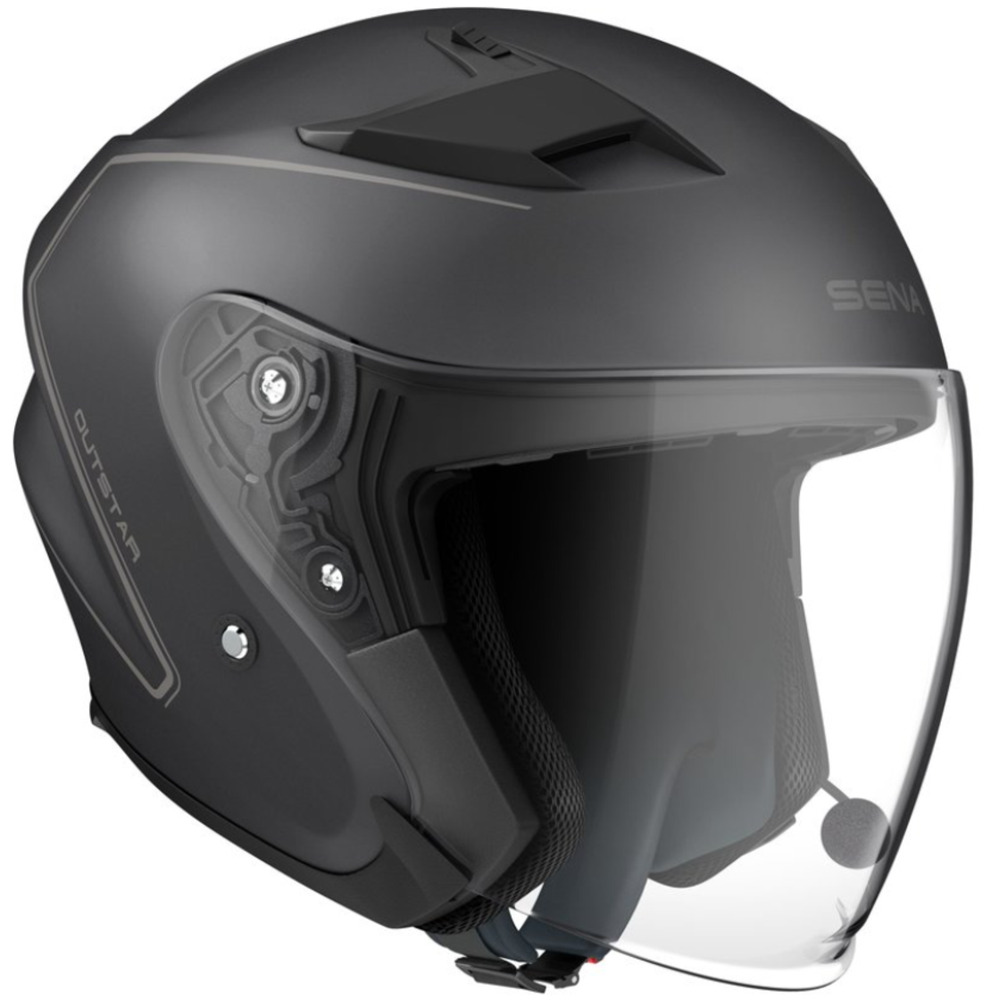 Каска SENA Outstar 2 2206 Matt Black