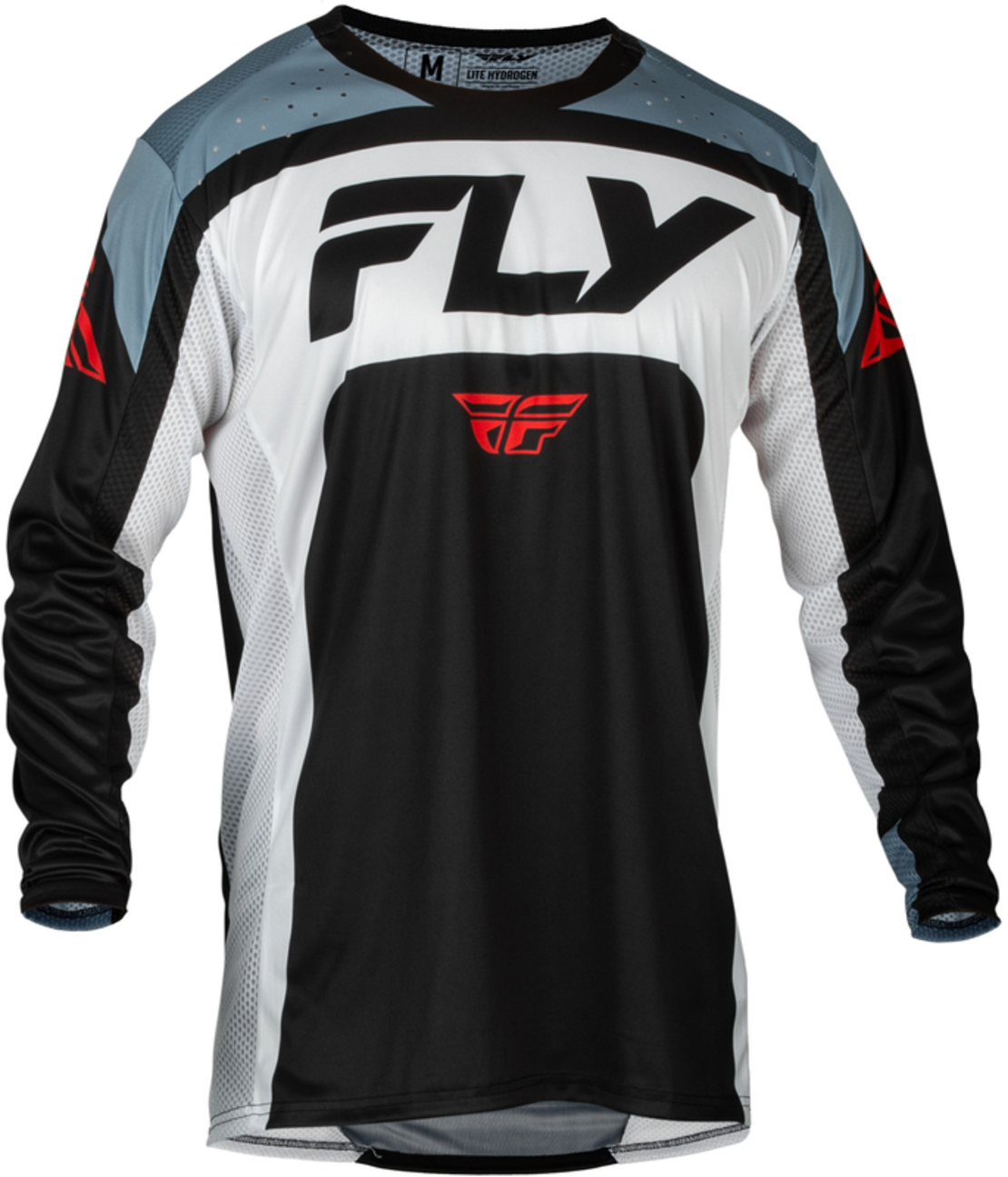 Мотокрос блуза FLY RACING Lite- Black/White/Denim Grey