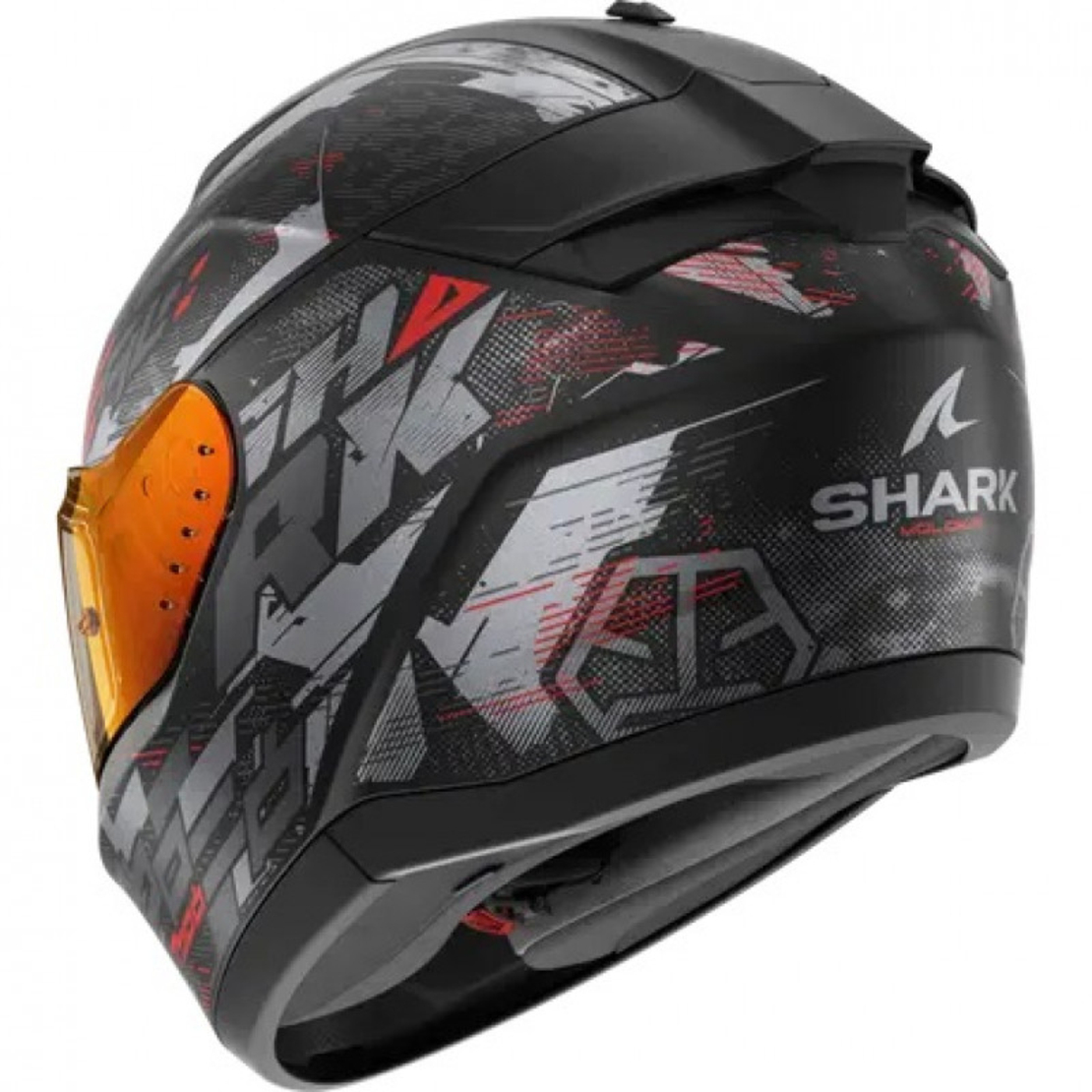 Каска SHARK RIDILL 2 MOLOKAI MATT BLACK/GRAY/RED