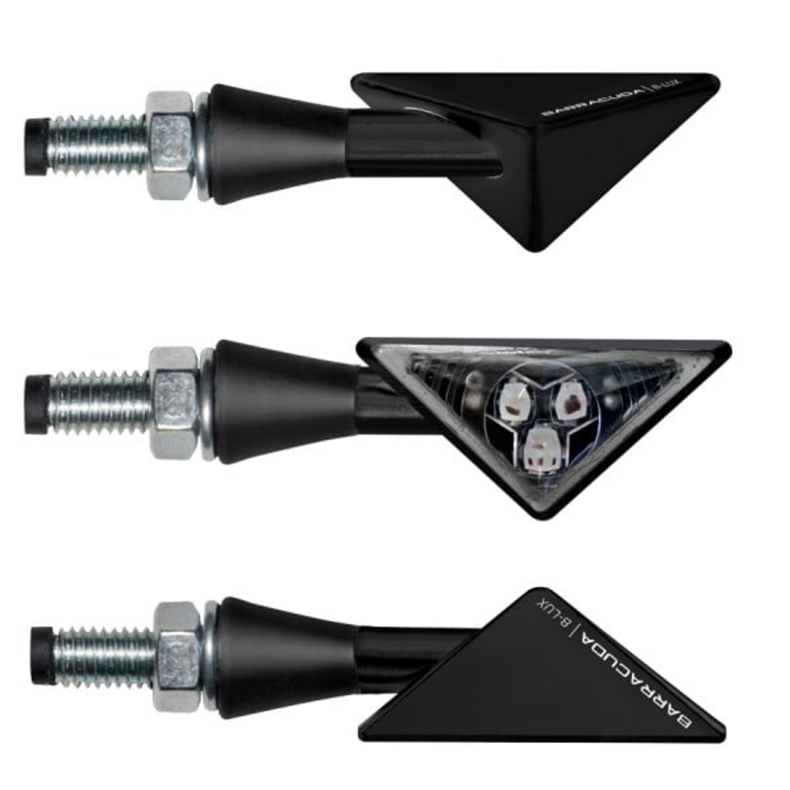 LED мото мигачи BARRACUDA Z-LED B-LUX BLACK