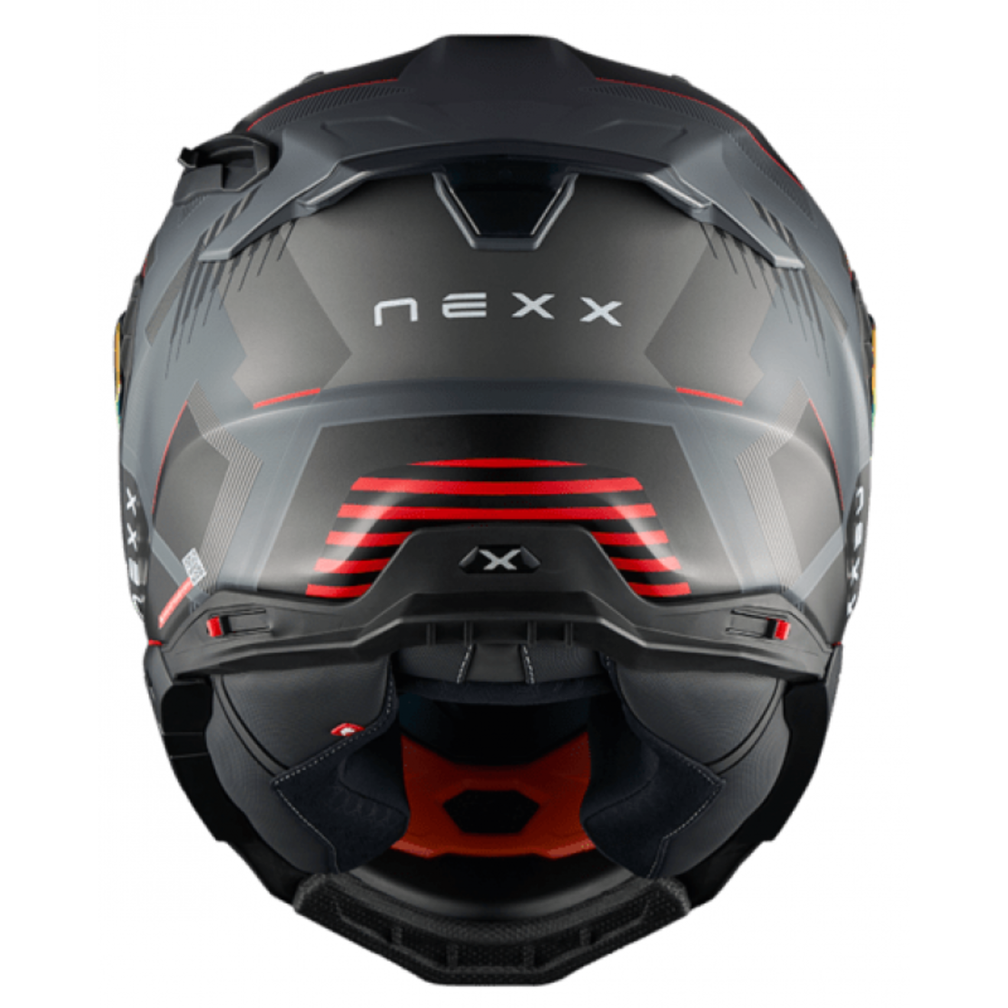 Каска NEXX X.WST3 FLUENCE GREY RED MATT