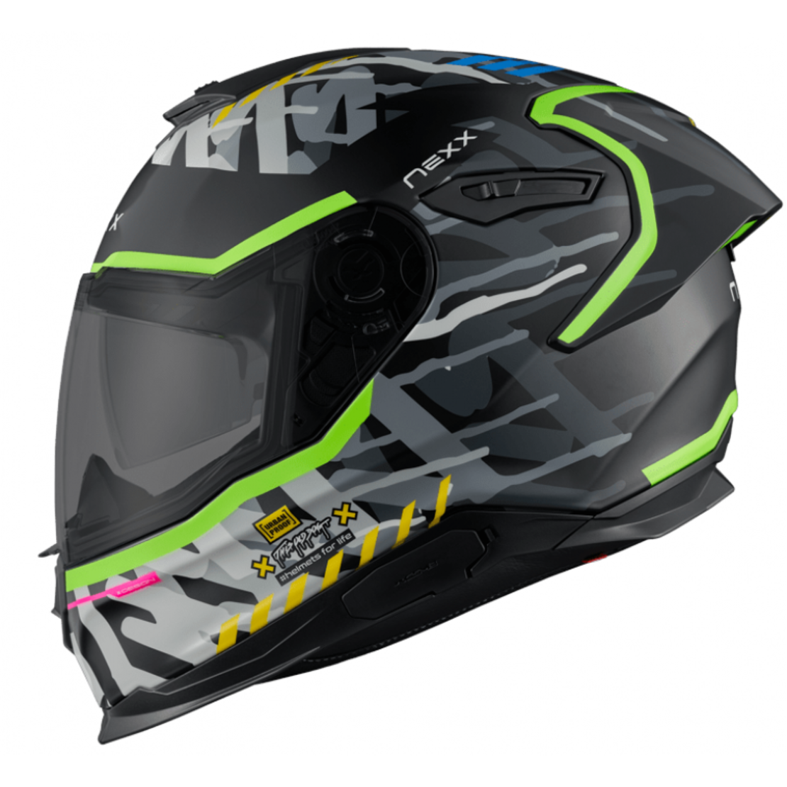 Каска NEXX Y100R URBANGRAM BLACK MATT