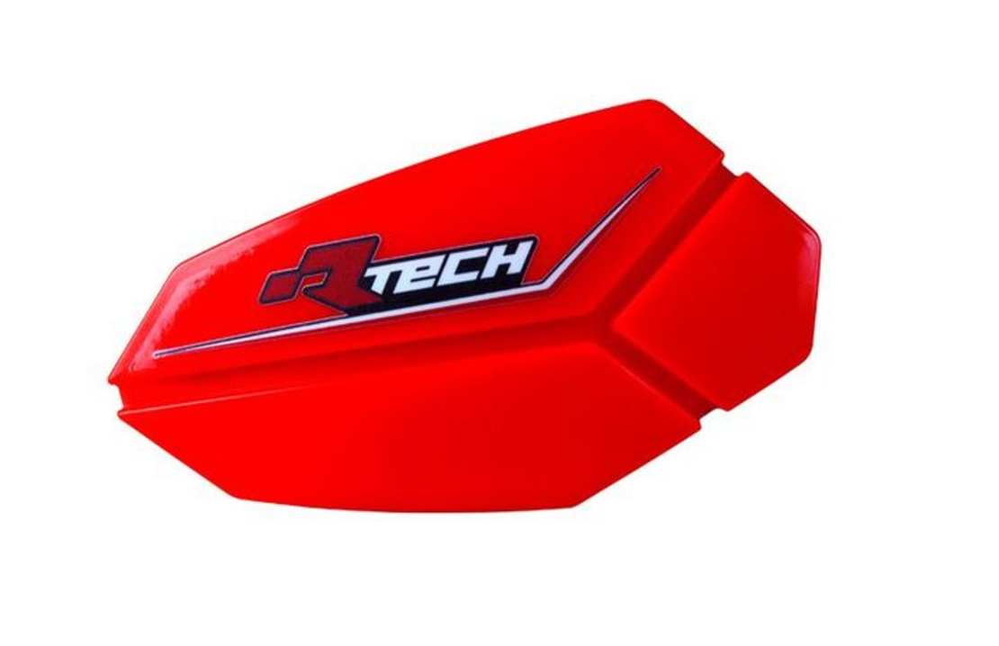 Резервни пластмаси за протектори за кормило RACETECH Spare R20 Plastic Guards Only Neon Red E-Bike